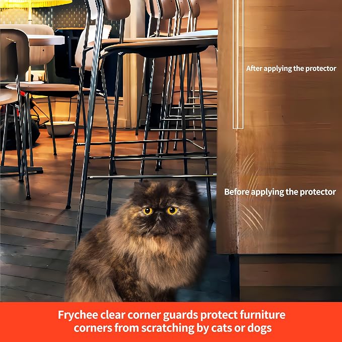Clear Self-Adhesive Wall Corner Protectors-2 PCS of Corner Guards & Edge - Image 8