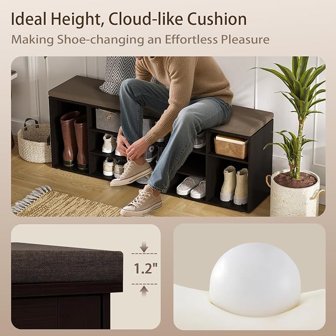 DINZI LVJ Shoe Storage Bench - Image 9