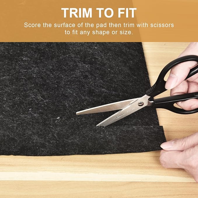 Deep Dream Dual Surface 7'x10' Rug Pad, Waterproof 1/4" Thick Felt + Natural - Image 7