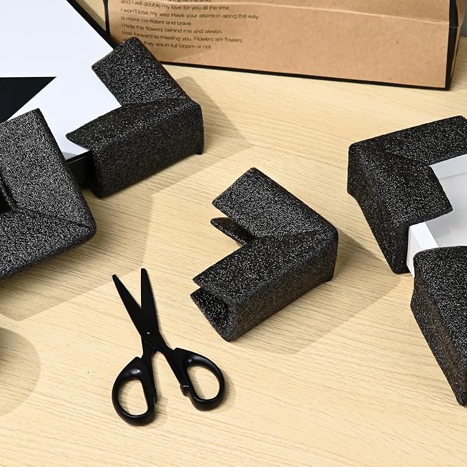 48 Pcs Foam Corner Protectors for Shipping, L-Shaped Edge Guards for TV Moving - Image 8
