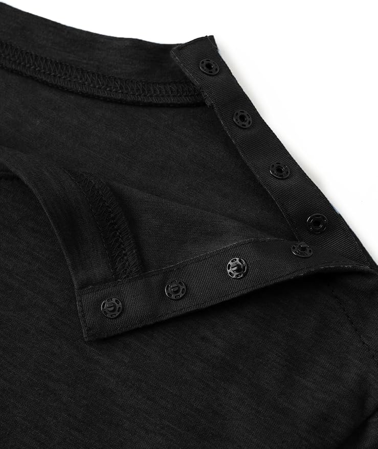 Men's Post Shoulder Surgery Recovery Shirts Tear Away Short Sleeve Full Open - Image 5