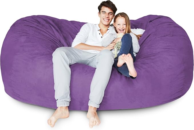 Lumaland Luxurious Giant 7ft Bean Bag Chair - Image 9