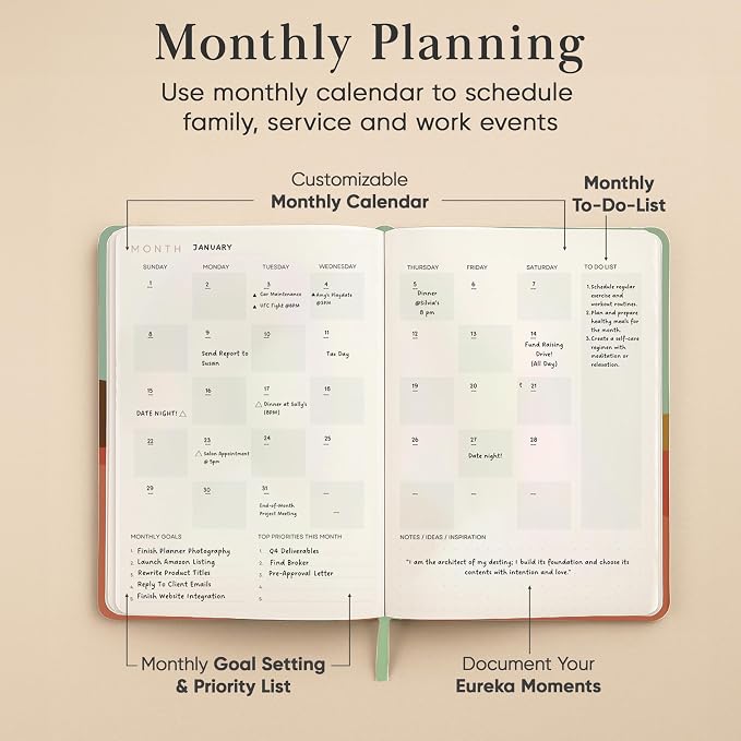 2026 Planner, Daily Journal & Gratitude Journal All-In-One - Image 6