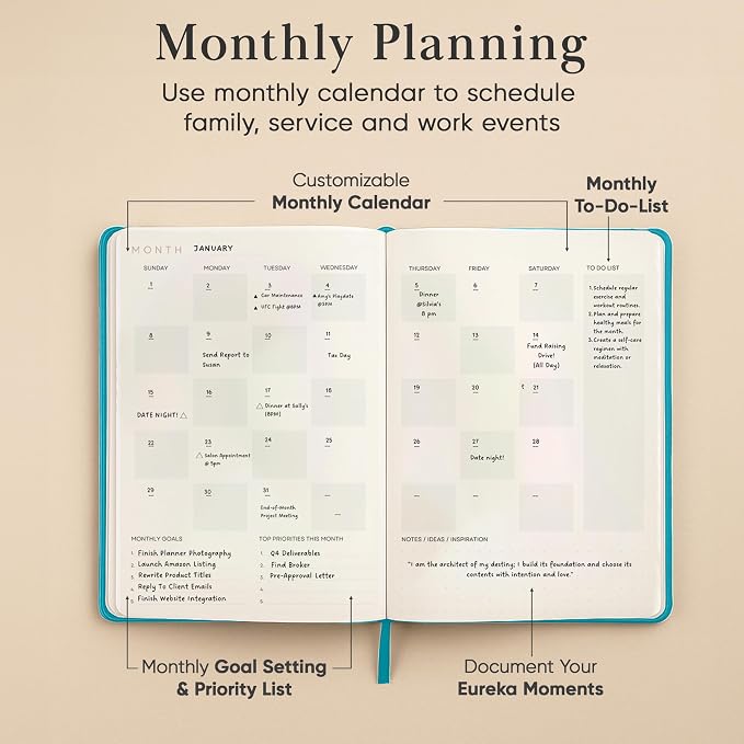2026 Planner, Daily Journal & Gratitude Journal All-In-One - Image 6