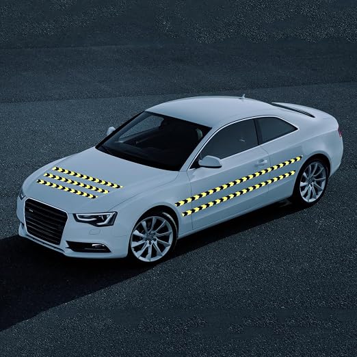 Reflective Tape 4 inch X 10 feet, Outdoor Waterproof Hazard Conspicuity Safety - Image 9
