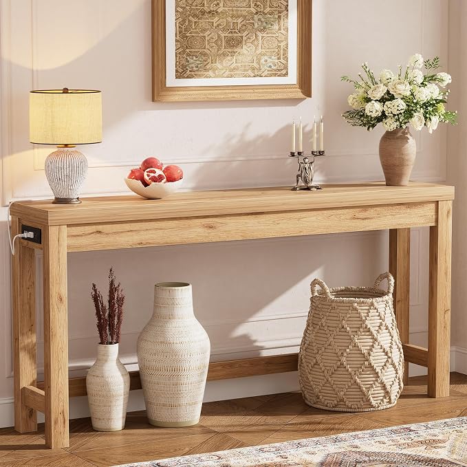 Cyclysio 63" Console Tables for Entryway, Long Console Tables for Living Room - Image 9