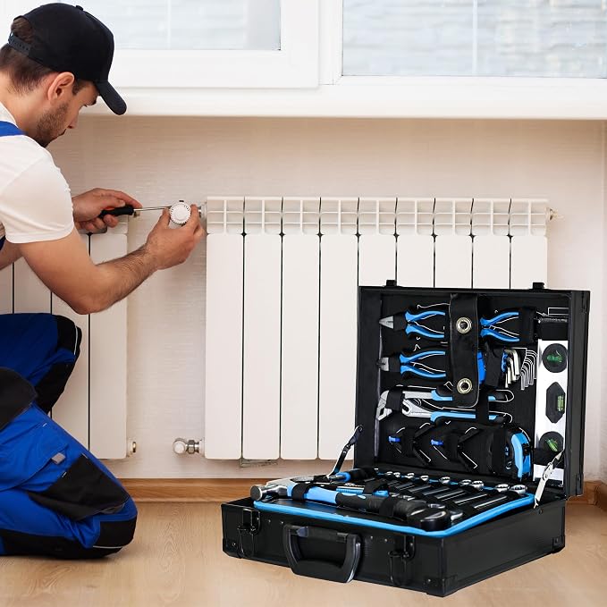 247-Piece Universal Manual Tool Set Kit – Mechanics Tool Box - Image 7
