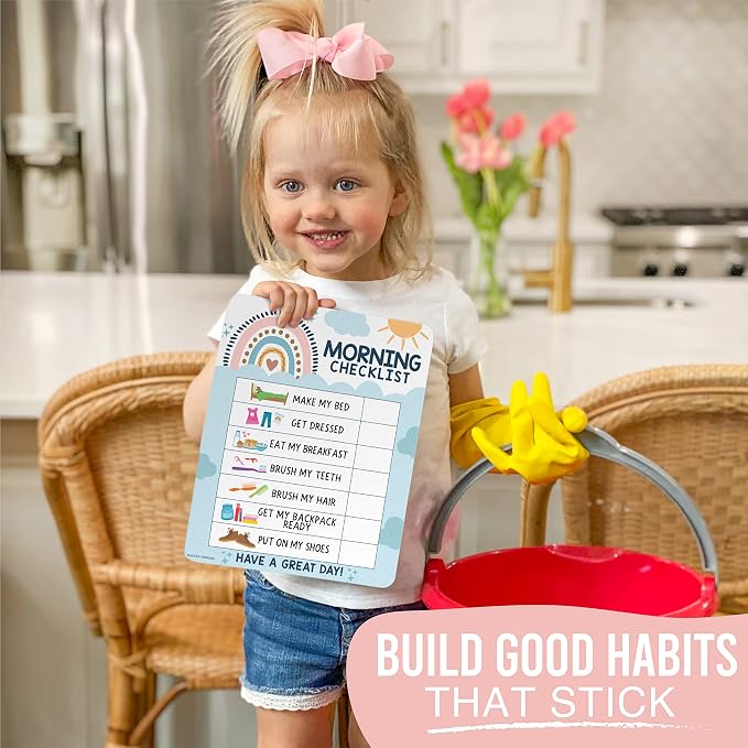 Magnetic Morning & Bedtime Routine Chart - Image 9