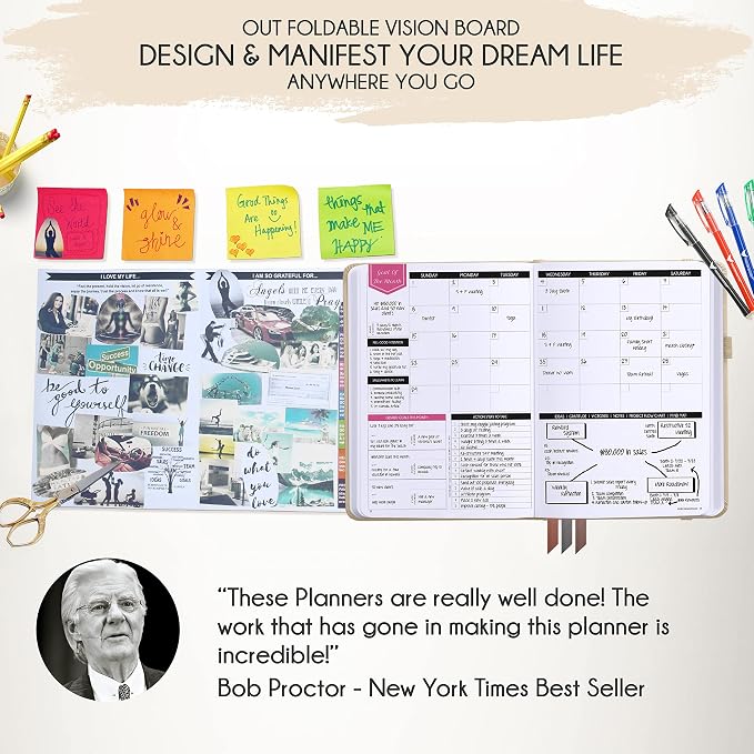 Law of Attraction Planner – Undated Hourly, Weekly & Monthly Goal Setting - Image 6