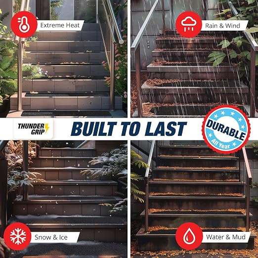 Outdoor Stair Treads Non Slip 24" x 4" - Image 6