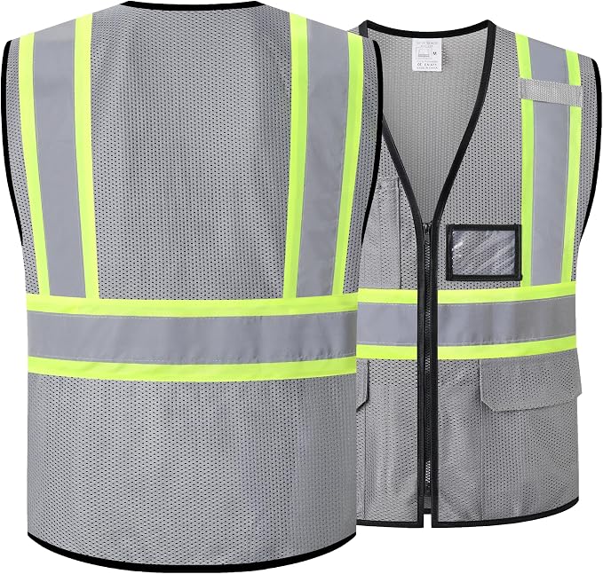 Reflective Safety Vest for Men Women Hi Vis Vest - Image 5