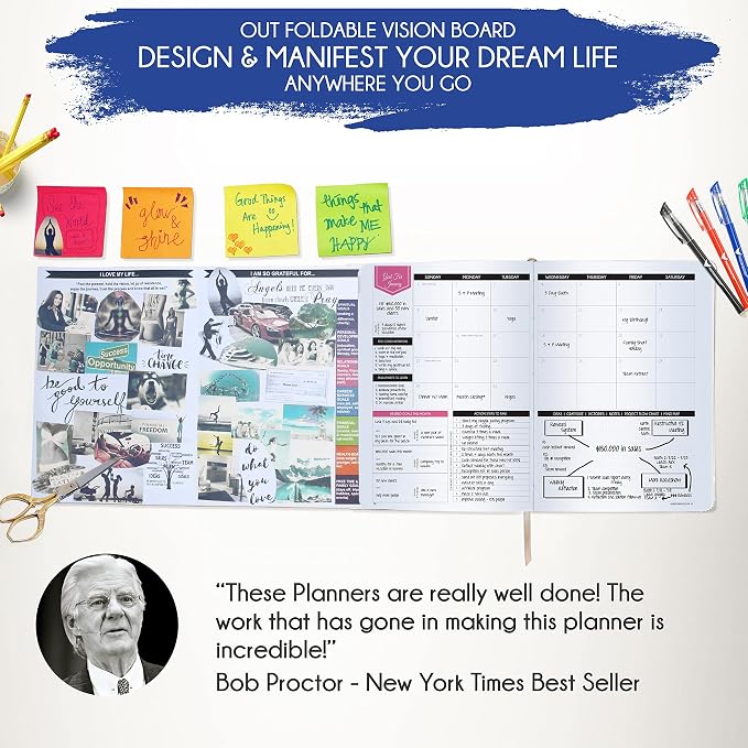 Law of Attraction Planner – Undated Hourly, Weekly & Monthly Goal Setting - Image 7