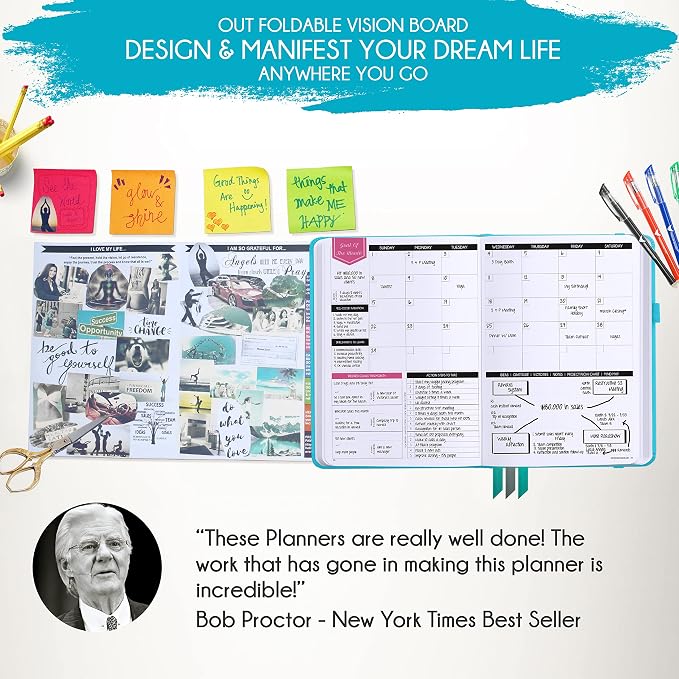 Law of Attraction Planner – Undated Hourly, Weekly & Monthly Goal Setting - Image 7