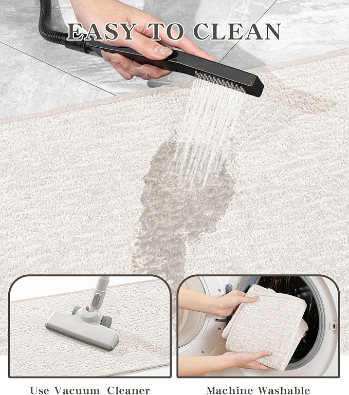 chakme Bathroom Rug Sets 2 Piece, Ultra Thin Bath Mat Quick Dry Bath Mat Set - Image 7