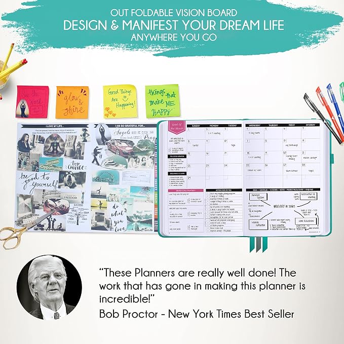 Law of Attraction Planner – Undated Hourly, Weekly & Monthly Goal Setting - Image 7