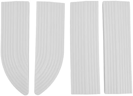 Rubber Wheelchair Ramp Set for Doorways, 4-Piece Universal Door Sill Threshold by Unknown