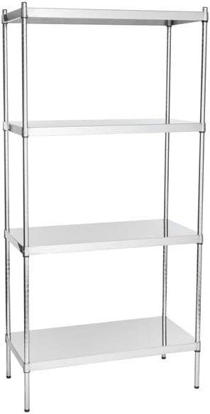18" x 36" NSF Stainless Steel 4-Shelf Kit by Zedfire
