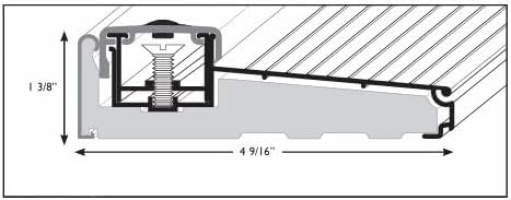 Adjustable Aluminum Threshold – Extra Short Width - Image 8