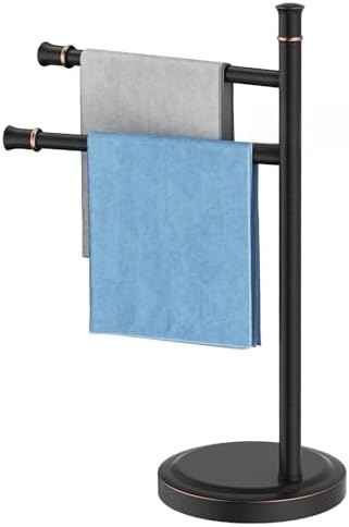 Hand Towel Holder Stand Towel Bar Hanger Oil Rubbed Bronze