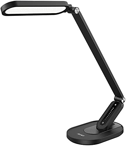 JKSWT LED Desk Lamp, Eye-Caring Table Lamps Natural Light Protects