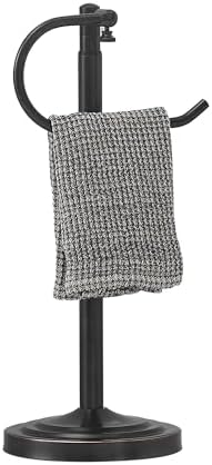 RFOUO Hand Towel Holder Stand, Towel Racks for Bathroom, Oil Rubbed Bronze