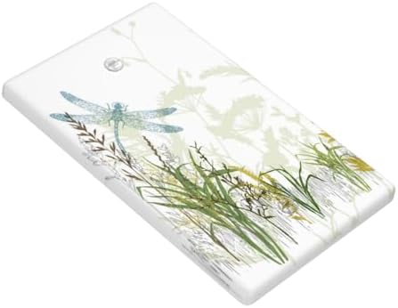 Wild Flower Dragonfly 1 Gang Blank Light Switch Cover Plates