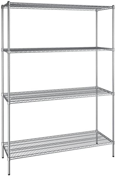21" x 60" NSF Chrome 4-Shelf Kit by Zedfire