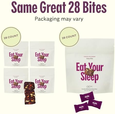 GEM Sleep Aid, Nighttime Bite, Melatonin Free, L-Theanine, Magnesium