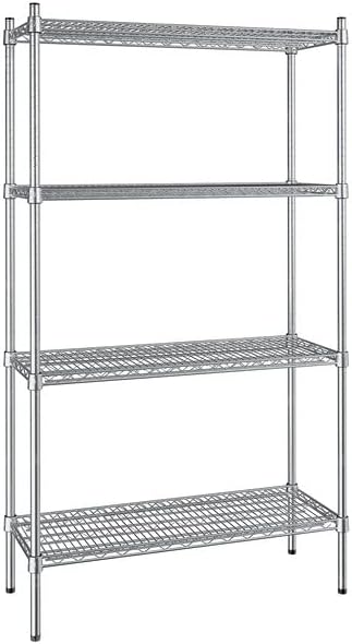 14" x 36" NSF Stainless Steel 4-Shelf Kit by Zedfire