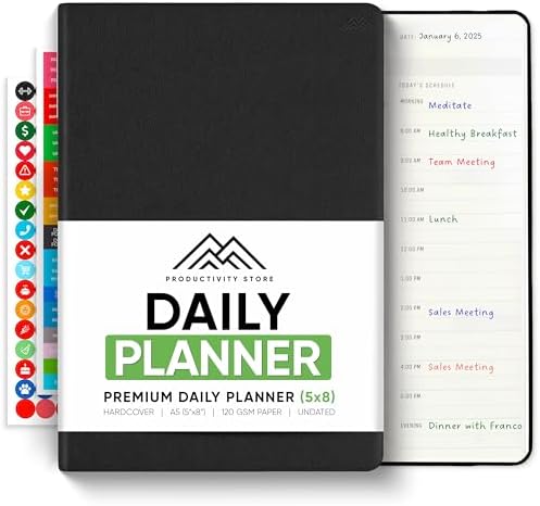 Daily Planner 2026 (5" x 8") - The Ultimate Daily Workflow Planner