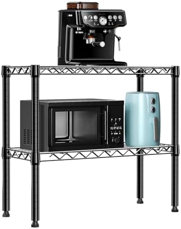 MZG 220 lbs 2 Tier Storage Rack Metal Wire Shelving Unit, Storage