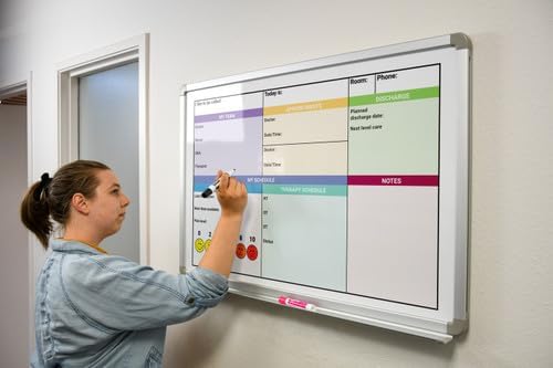 Pain Control with Color Hospital Whiteboard 36" x 24" - Image 3