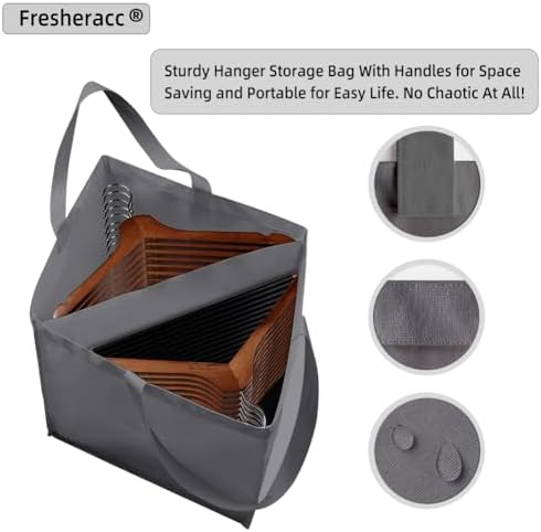 Clothes Hanger Organizer Holder for Space Saving, Fresheracc Hanger