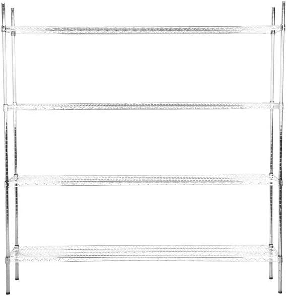 18" x 72" NSF Chrome 4-Shelf Kit - Image 2