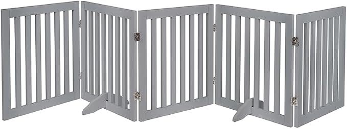 unipaws 24”H Free Standing Pet Gate by unipaws