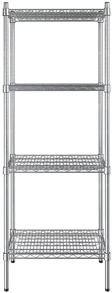 18" x 24" NSF Stainless Steel 4-Shelf Kit - Image 2