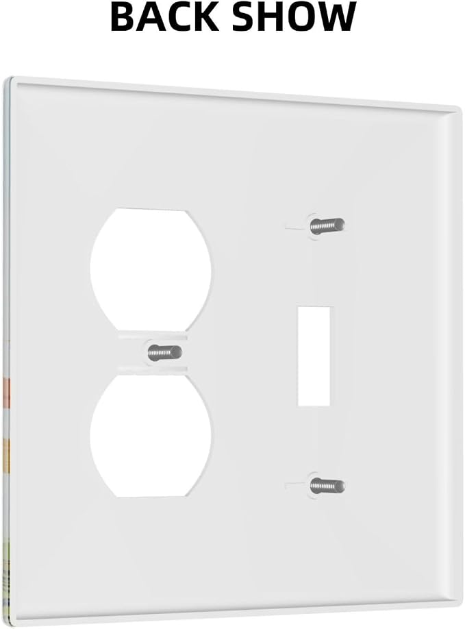 Wallplates Colorful Ocean Sea Turtle Marine Life 1 Toggle 1 Duplex Switch Plate - Image 4