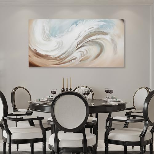 Abstract Wall Art Canvas Wall Paintings Modern Beige Wall Decor