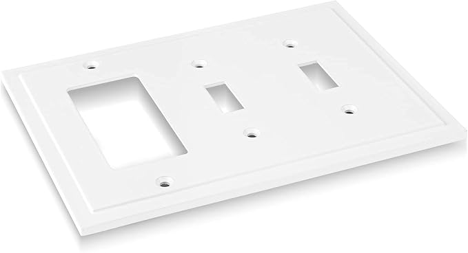 Henne Bery Modern Edge Decorative Wall Plate Switch Plate Outlet Cover - Image 6