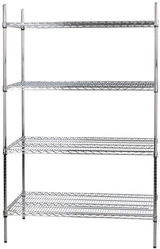 24" x 48" NSF Stainless Steel 4-Shelf Kit by Zedfire
