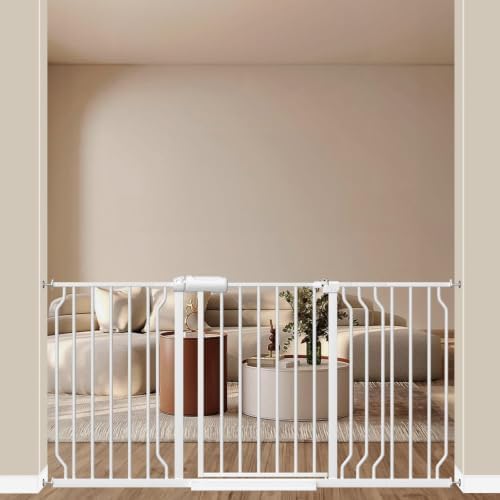ALLAIBB Extra Wide 52.76-62.2" Pressure Mounted Baby Gate 30" Tall