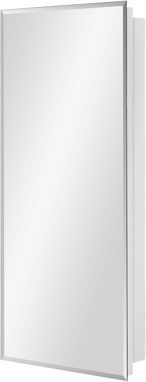 Bathroom Medicine Cabinet with Beveled Edge Mirrored Door 16 x 36 inch - Image 8