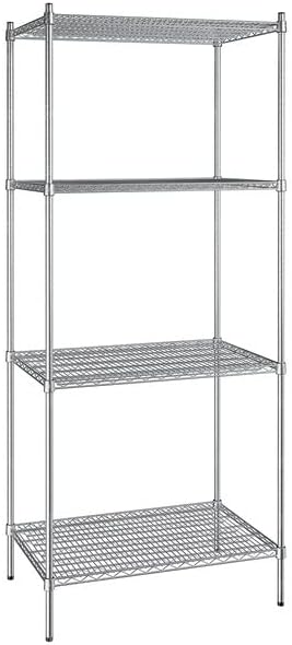 24" x 36" NSF Stainless Steel 4-Shelf Kit by Zedfire