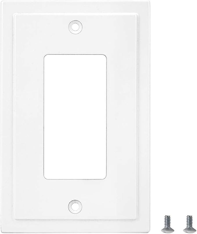 Henne Bery Modern Edge Decorative Wall Plate Switch Plate Outlet Cover - Image 6