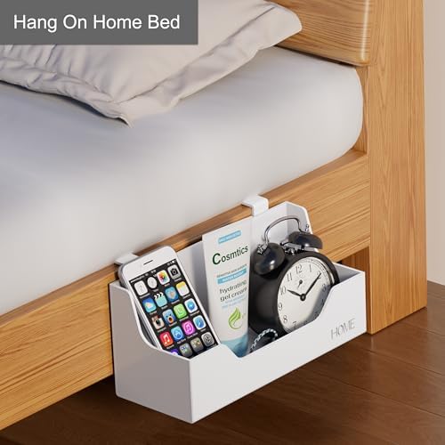Bedside Caddy Hanging Storage Basket Little Plastic Beside Shelf