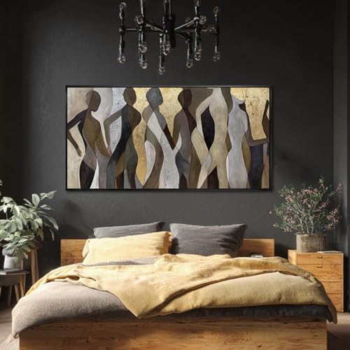 Artexist Figure Wood Wall Decor Neutral Wall Art Modern Poster
