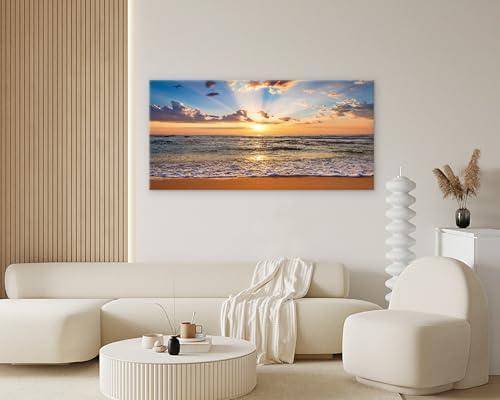 Muolunna BK1898 Wall Art Decor Large Canvas Print Picture Sunrise