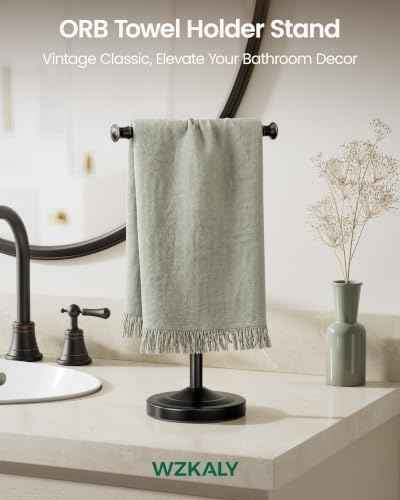 Freestanding Towel Holder Countertop 16inch Oil Rubbed Bronze