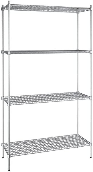 18" x 48" NSF Stainless Steel 4-Shelf Kit by Zedfire