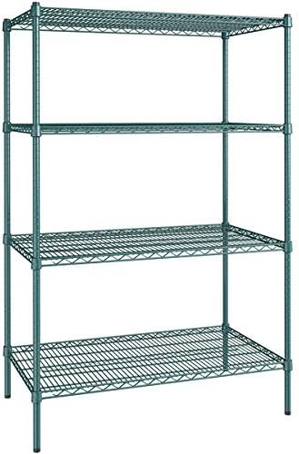 24" x 42" NSF Green Epoxy 4-Shelf Kit by Zedfire